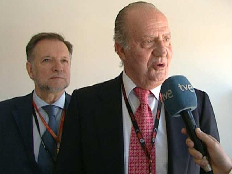 El Rey Don Juan Carlos ha declarado a TVE que, en el deporte español, "estamos realmente que rompemos".