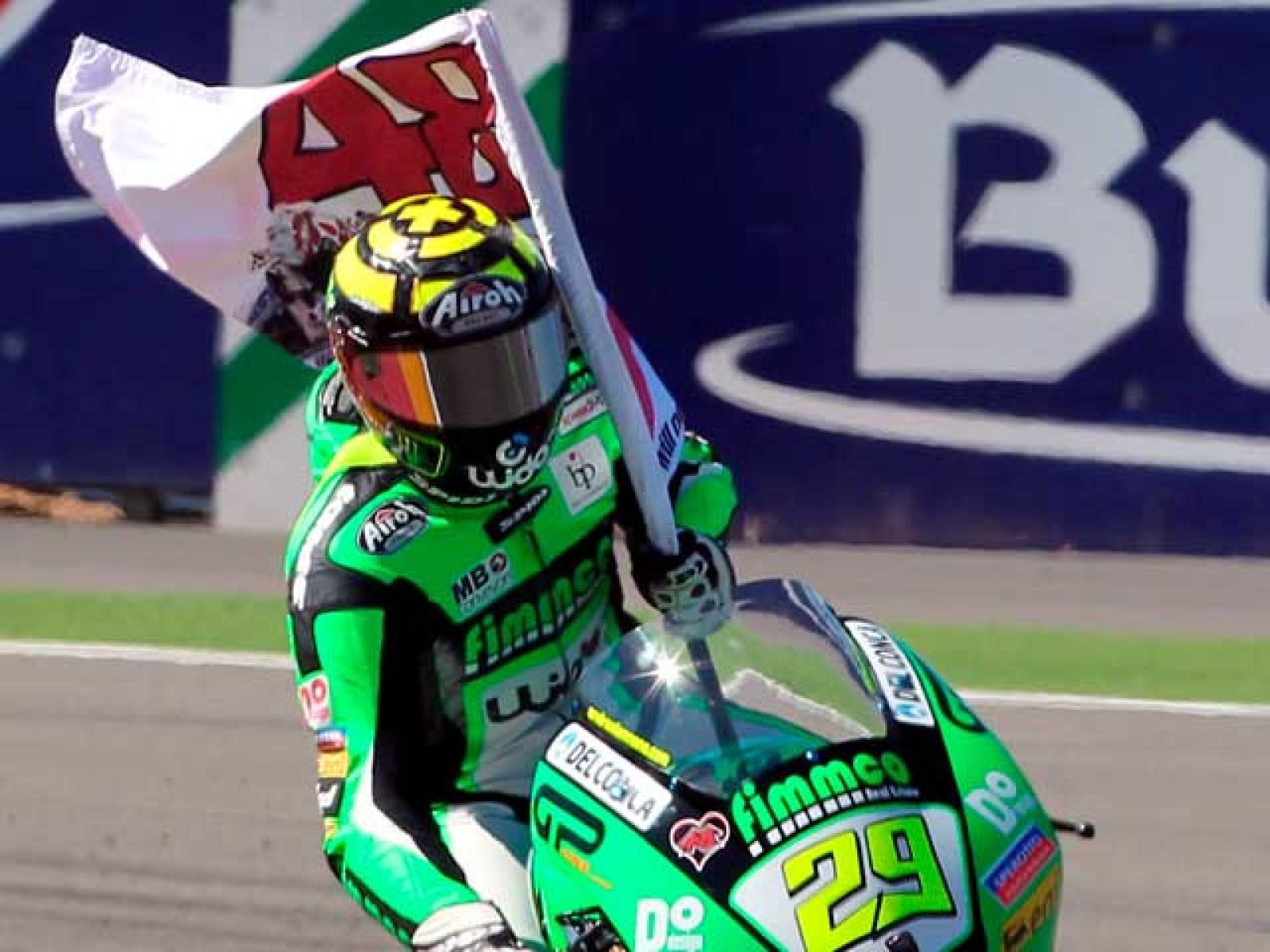 Andrea Iannone ha logrado el triunfo de la carrera de Moto2 del GP de Aragón.