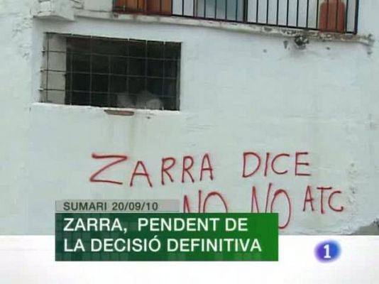 L'informatiu - Comunitat Valenciana - L'Informatiu (20/09/10)