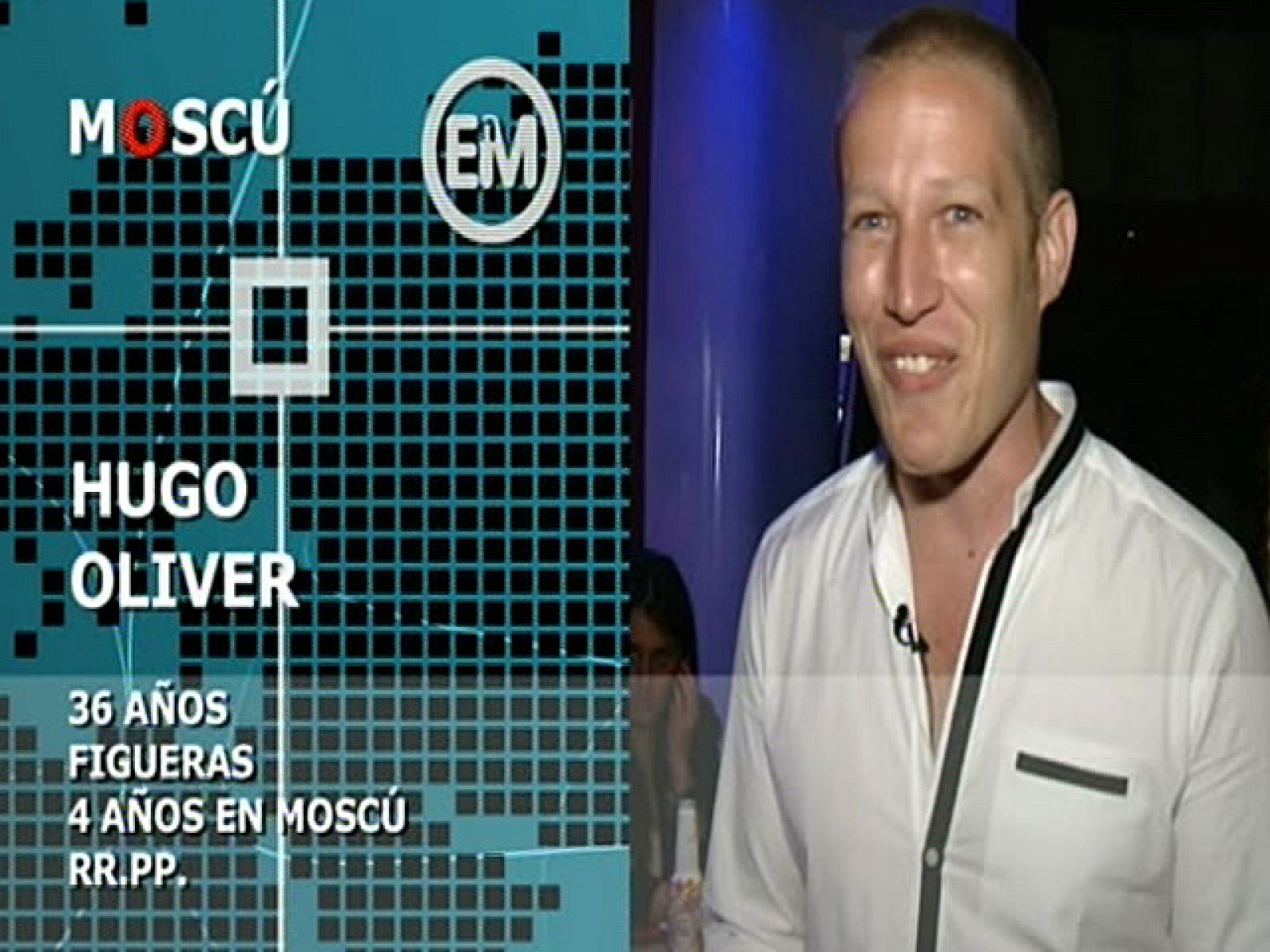 Españoles en Moscú: Hugo