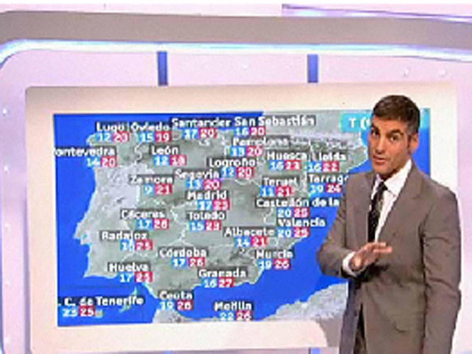 El Tiempo - Fuertes lluvias en Canarias y nubosidad en la península - 22/09/10 - El tiempo | Ver