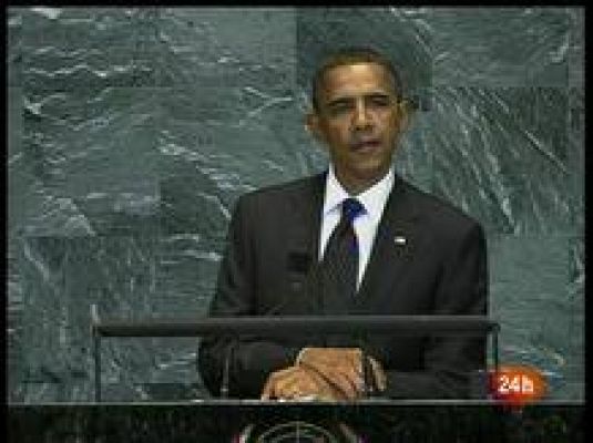Obama hablando en la Cumbre