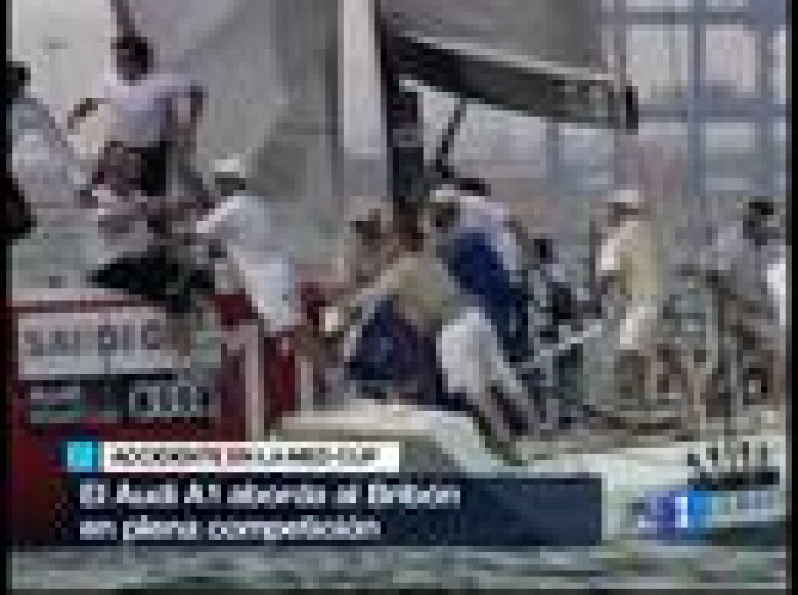 El Audi A1 choca con el Bribón | Ver