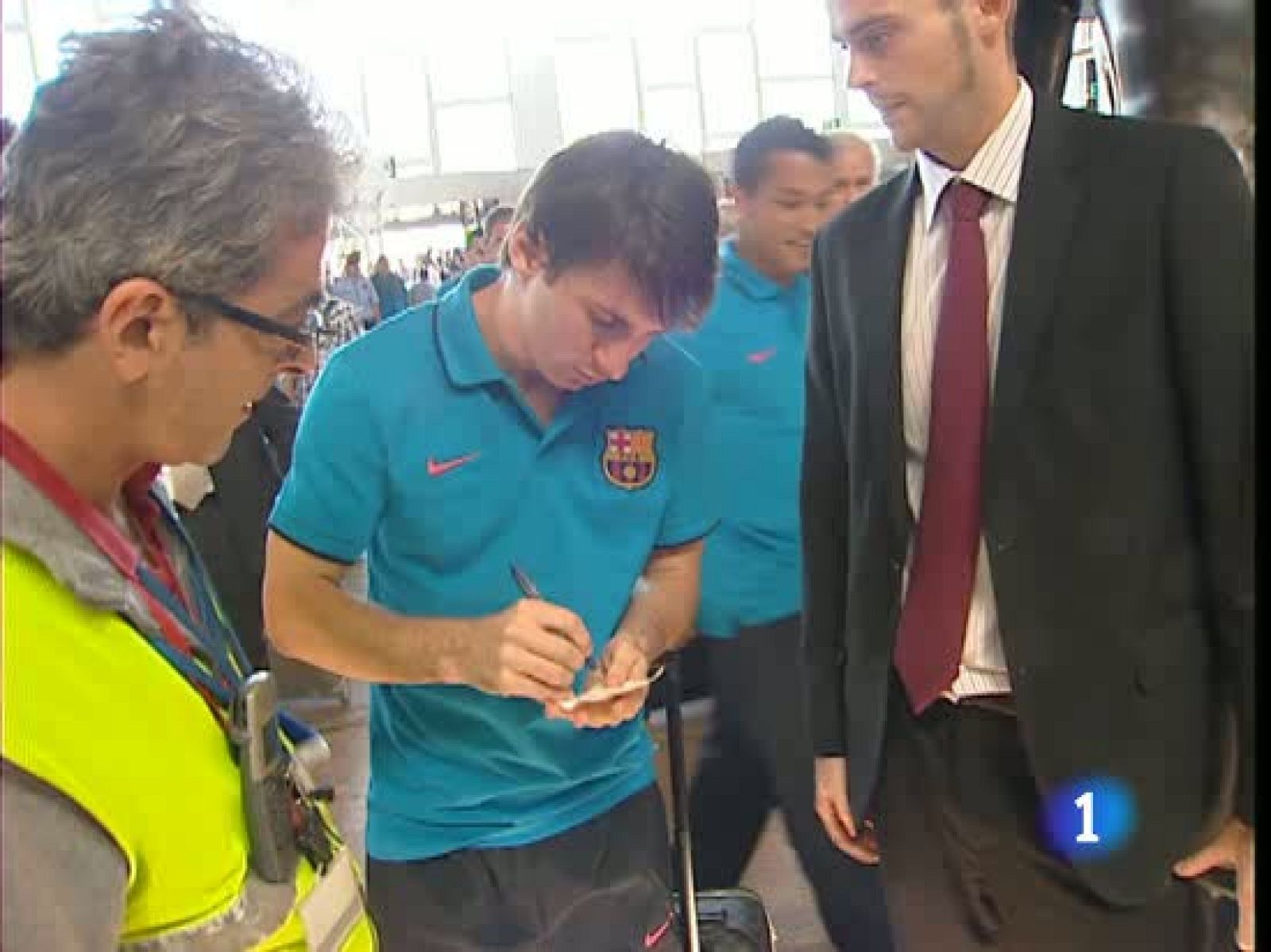 Messi viaja a Francia con el equipo
