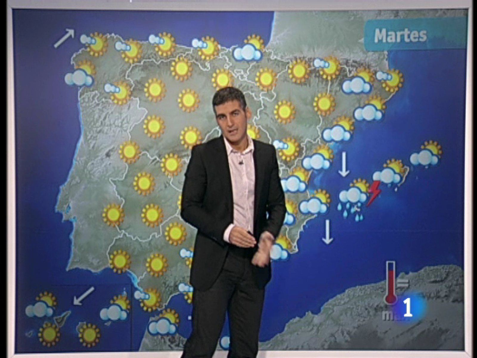 Lluvia en Levante y Baleares