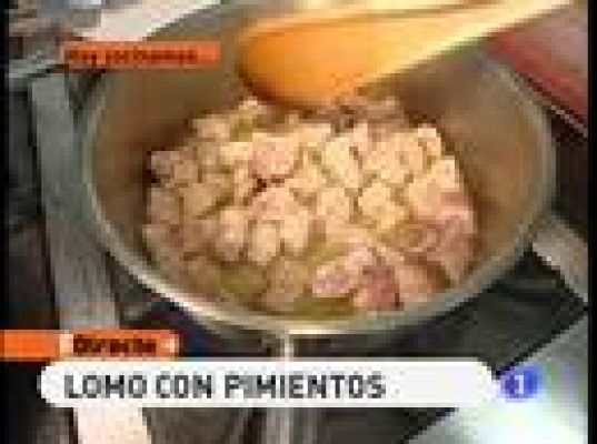 Lomo con pimientos