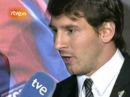 Messi: 'Este aún no lo tenía'