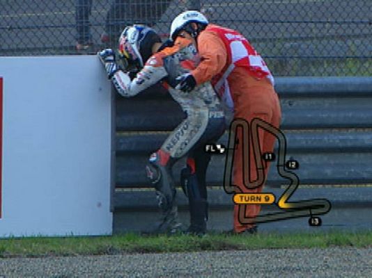  - Dani Pedrosa se rompe la clavícula