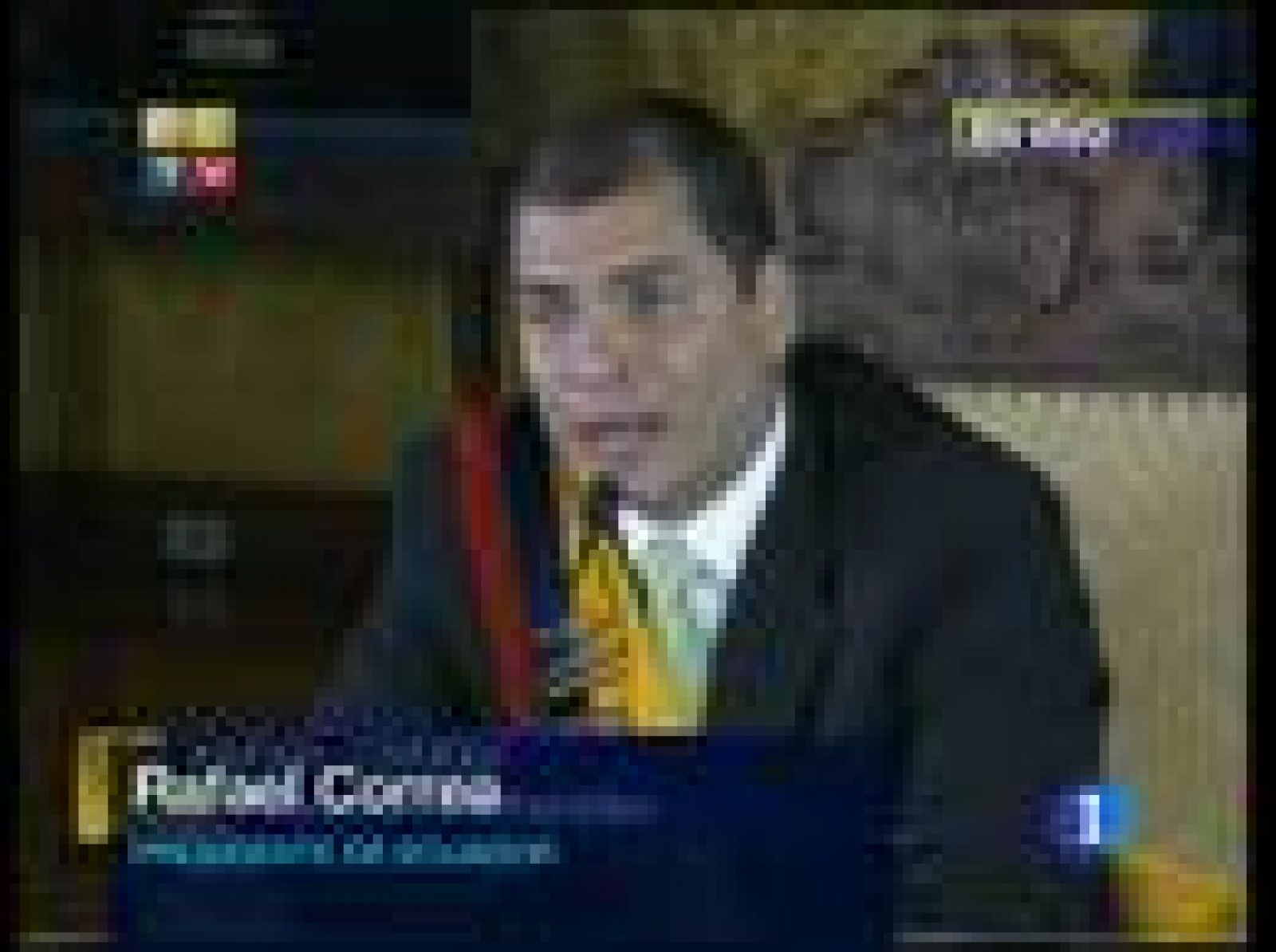Correa señala al ex presidente Lucio Gutiérrez como instigador del golpe de Estado