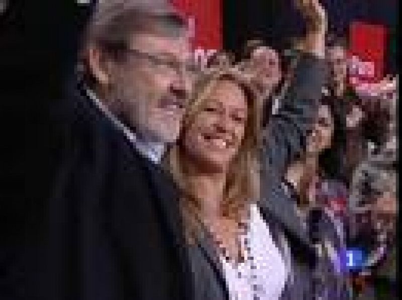  Tomás Gómez y trinidad Jimenez cierran campaña de primarias en el PSOE