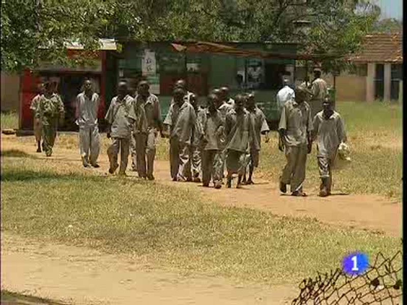 En una prisión de Kenia se encuentran muchos acusados de piratería en el Índico.