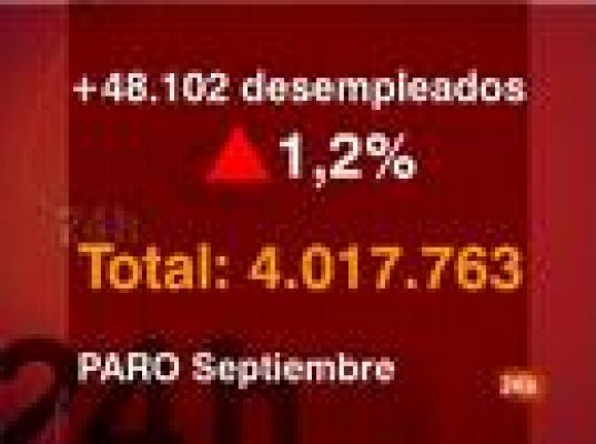 El paro sube en septiembre