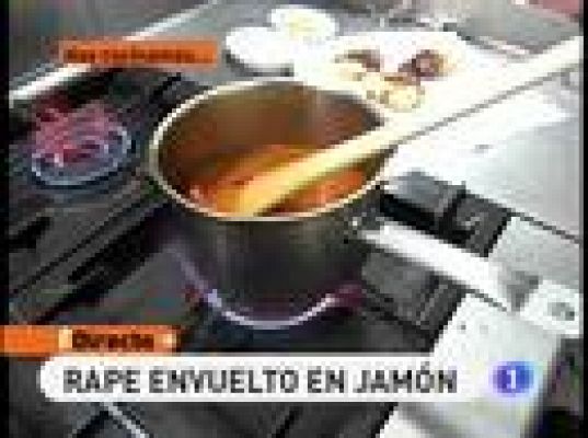 Rape envuelto en jamón