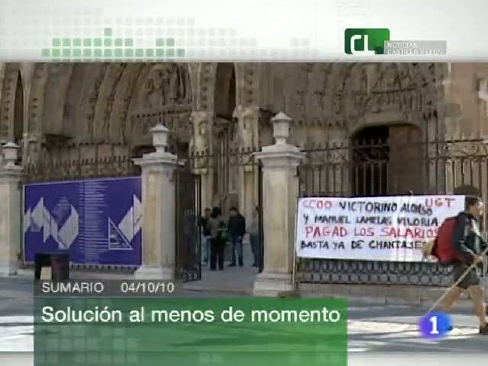 Noticias Castilla y León. Informativo Territorial de Castilla y León. (04/10/10)