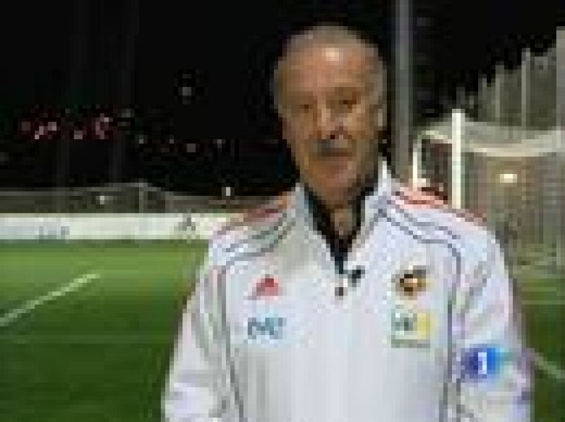 Vicente del Bosque, entrevistado en exclusiva en el Telediario de TVE ha destacado la importancia de los dos próximos partidos y la alegría que le produce disputar su primer partido en casa después del Mundial en su Salamanca natal.