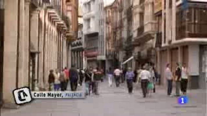 La calle Mayor de Palencia