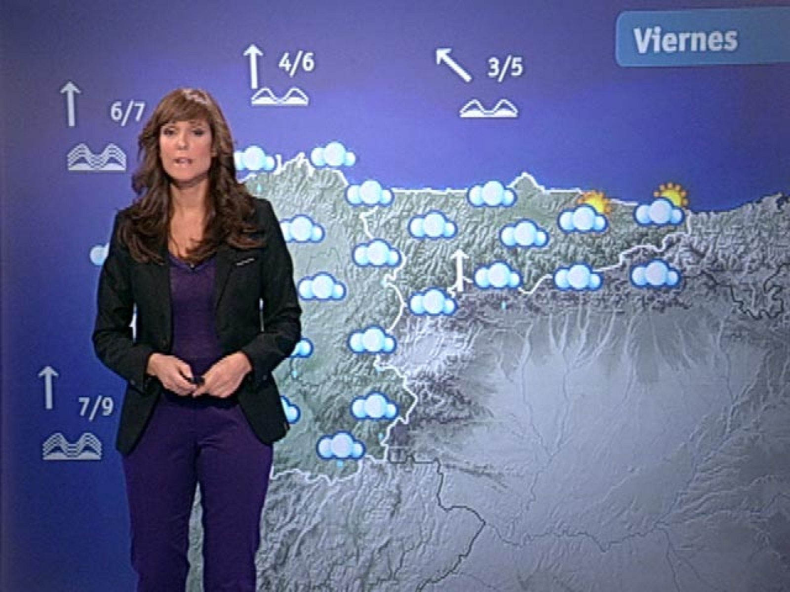 El Tiempo - Lluvias en el tercio occidental de la Península y temperaturas sin cambios - 07/10/10 - El tiempo | Ver