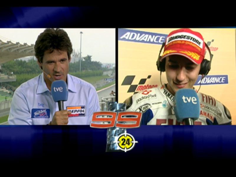 El nuevo campeón del mundo de MotoGP ha analizado para TVE la carrera afirmando que "ha hecho una gran salida en la que se ha encontrado muy bien". También ha confesado que no entró en la lucha "porque tenía los neumáticos desgastados".