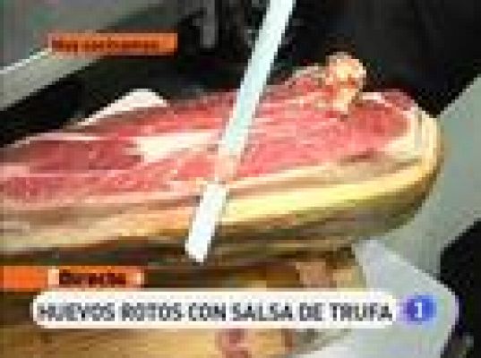 RTVE Cocina - Huevos rotos con salsa de trufa