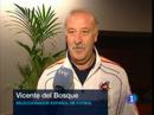 Telediario 1 - Del Bosque apuesta por los Sub-21