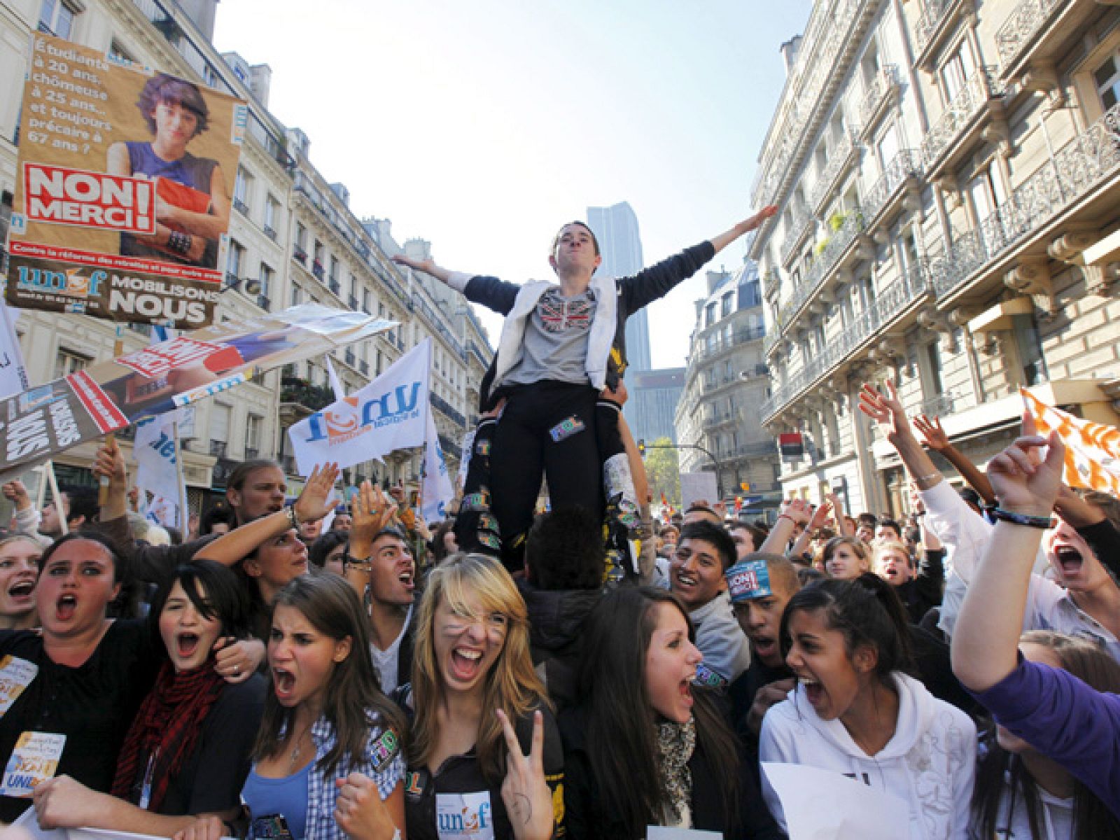 Movilizaciones en Francia