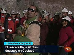 Mario Sepúlveda ha sido el segundo minero liberado en Chile