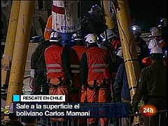 Ya está fuera de la mina el cuarto minero, Carlos Mamani