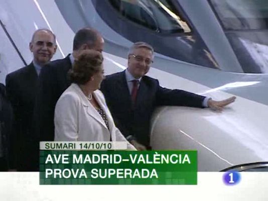 L'informatiu - Comunitat Valenciana - L'Informatiu Comunitat Valenciana - 14/10/10