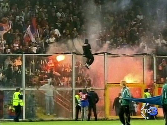  - 19 ultras serbios detenidos