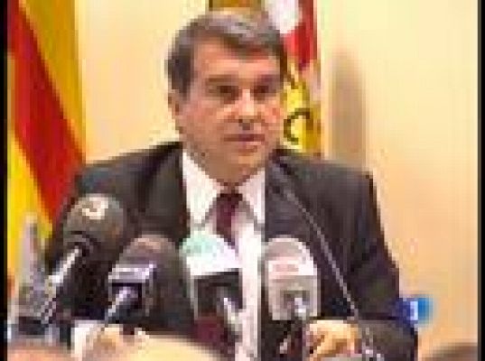 Laporta defiende gestión en Barça