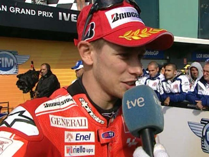El piloto australiano Casey Stoner se ha mostrado muy contento por su cuarta victoria consecutiva en Phillip Island 