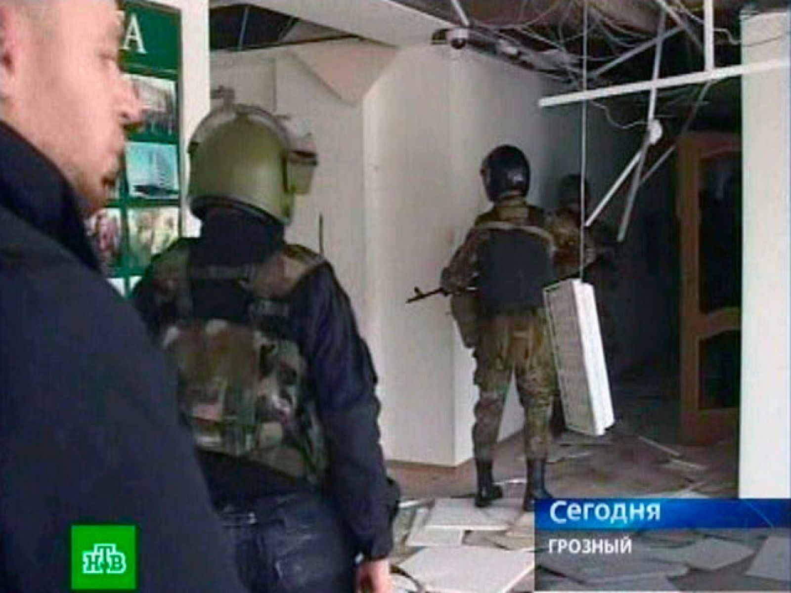 Seis muertos en un ataque al parlamento checheno | Ver