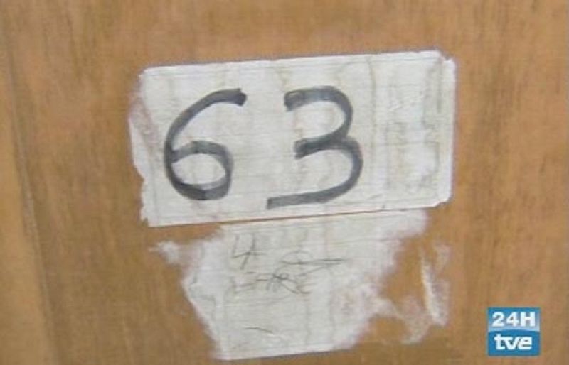 Imágenes del portal del edificio en el que se alojaron los etarras