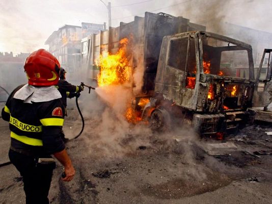 Crisis por la basura en Nápoles