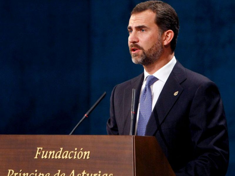 Discurso íntegro del Príncipe Felipe en la ceremonia de los Premios Príncipe de Asturias