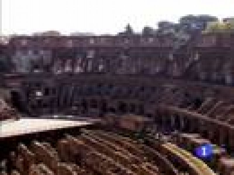 El arquitecto que ha remodelado el Coliseo de Roma muestra las entrañas del monumento.