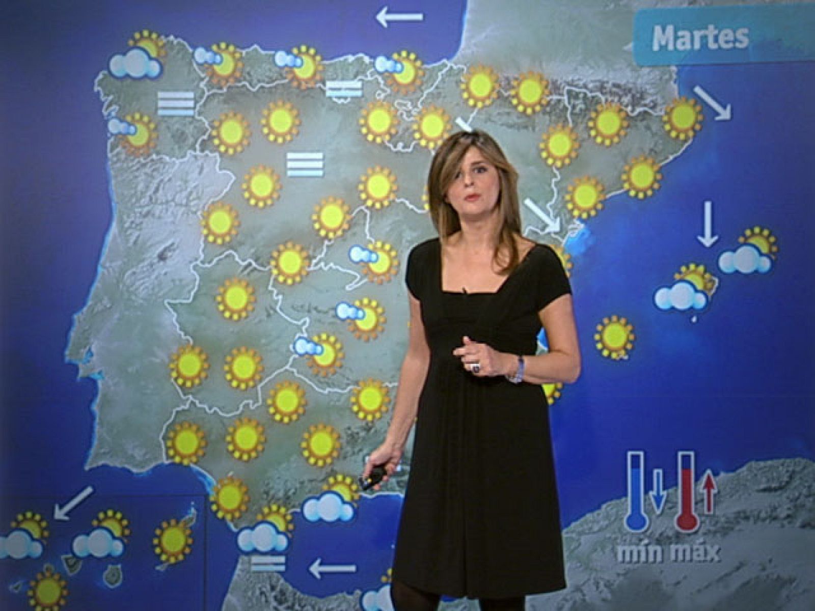 El Tiempo - Intervalos nubosos en Galicia y despejado en el resto de España - 25/10/10 - El tiempo | Ver