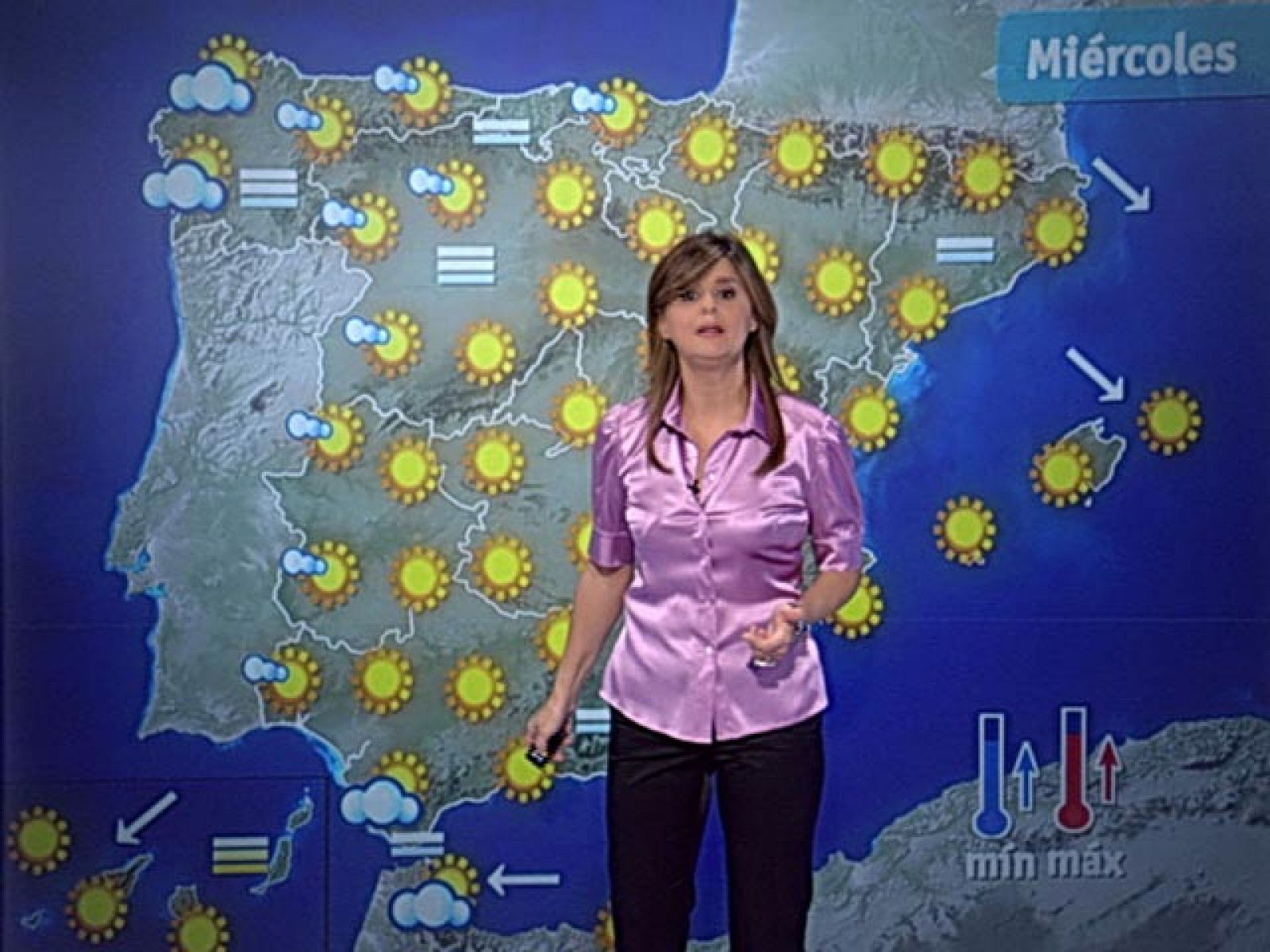 El Tiempo - Intervalos nubosos en el noroeste de la Península y despejado en el resto - 26/10/10 - El tiempo | Ver