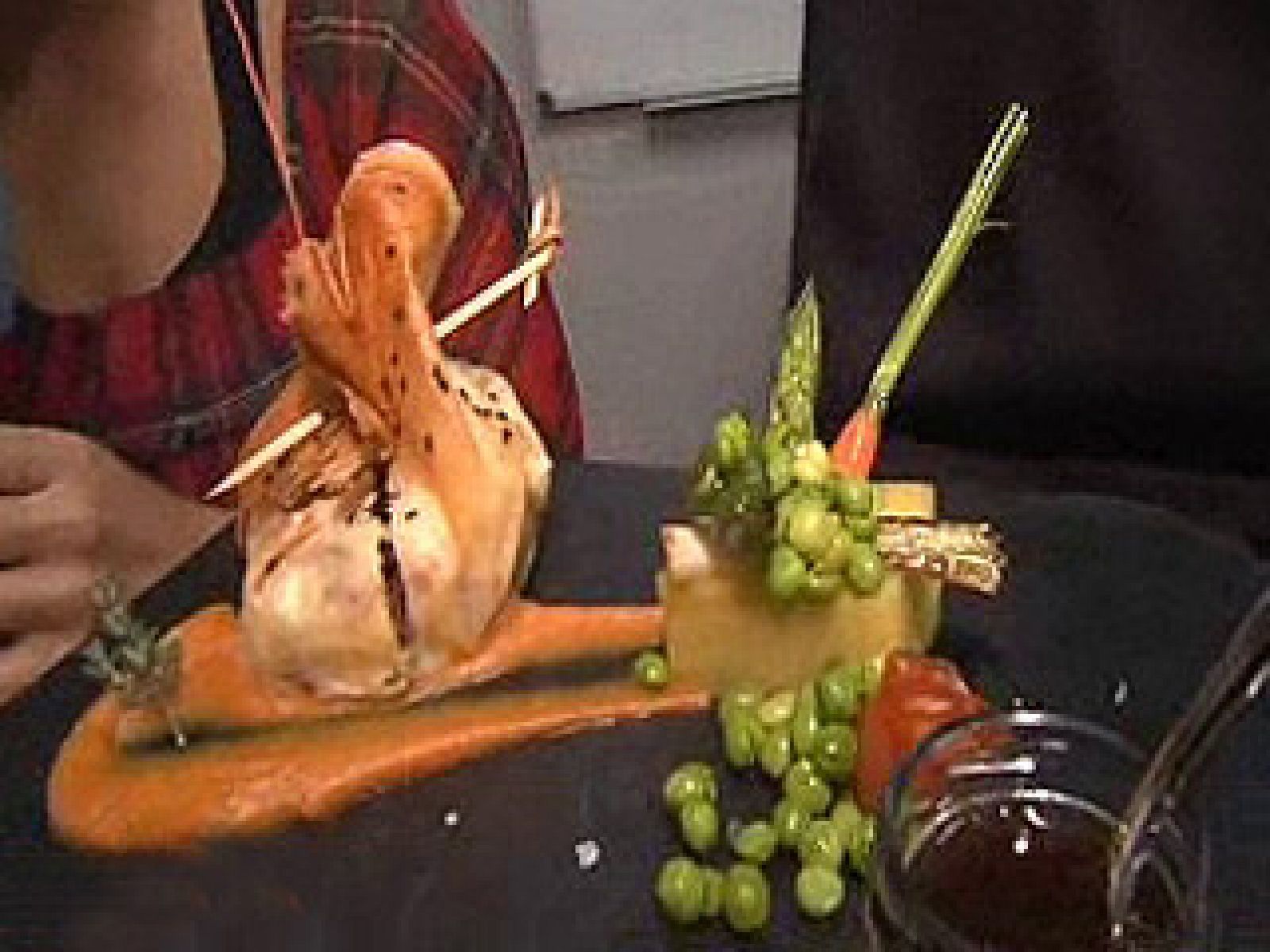 Carrilleras estofadas con verdura