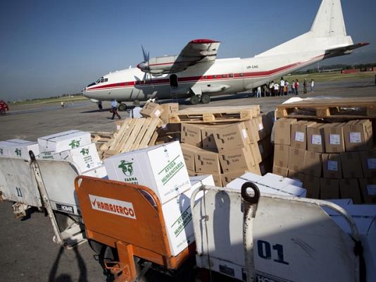 La ayuda humanitaria llega a Haití