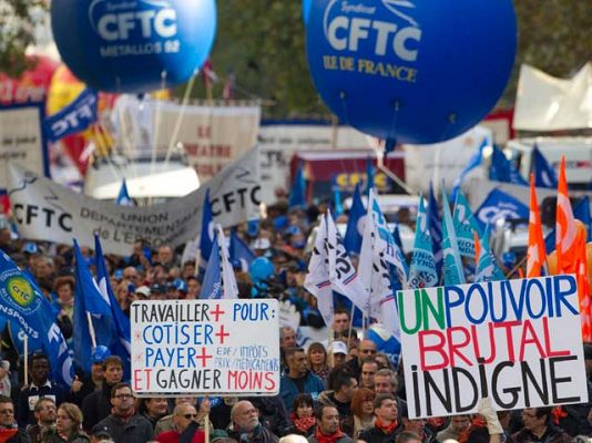 Jornada de protestas en Francia