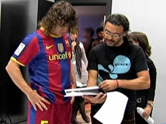  - Día de rodaje en el Barça