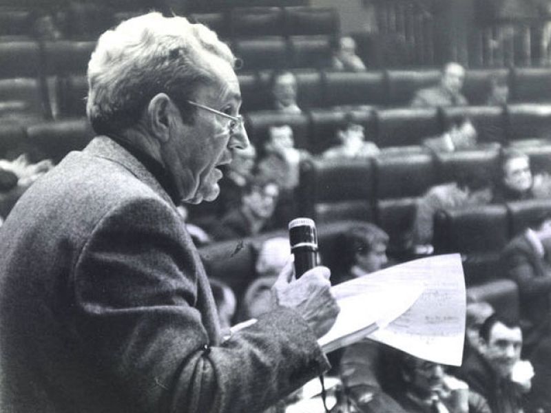 Marcelino Camacho, líder histórico de CC.OO
