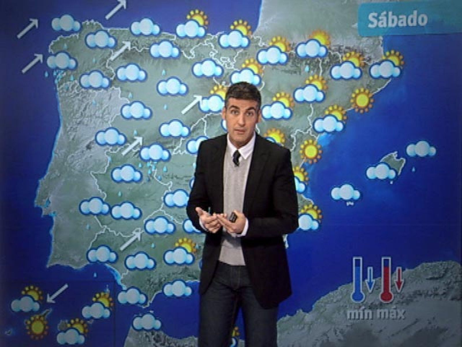 El Tiempo - Lluvias fuertes en Galicia y nuboso con lluvias débiles en el resto de la Península - 29/10/10 - El tiempo | Ver