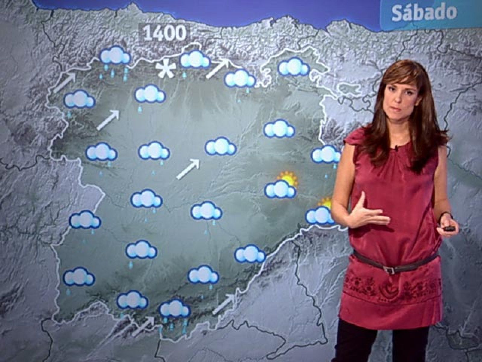 El Tiempo - Lluvias fuertes en Galicia y nuboso con lluvias débiles en el resto de la Península - 29/10/10 - El tiempo | Ver