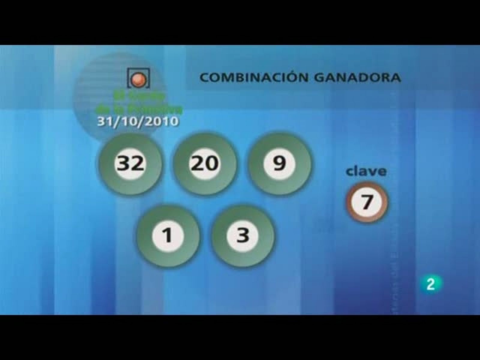 Loterías: Apuesta Hípica Lototurf y Sorteo Gordo Primitiva - 31/10/10 | RTVE Play
