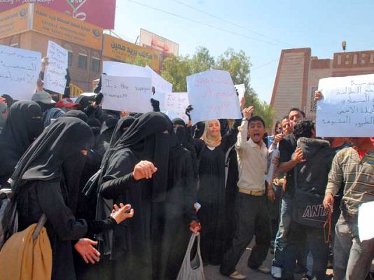  - Liberan a la yemení detenida