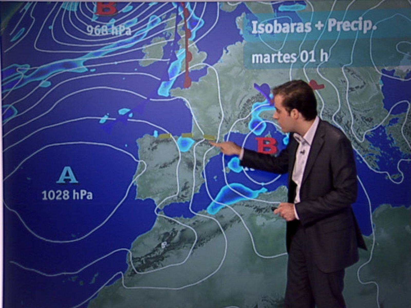 El Tiempo - Lluvias y vientos fuertes en el Cantábrico - 31/10/10 - El tiempo | Ver