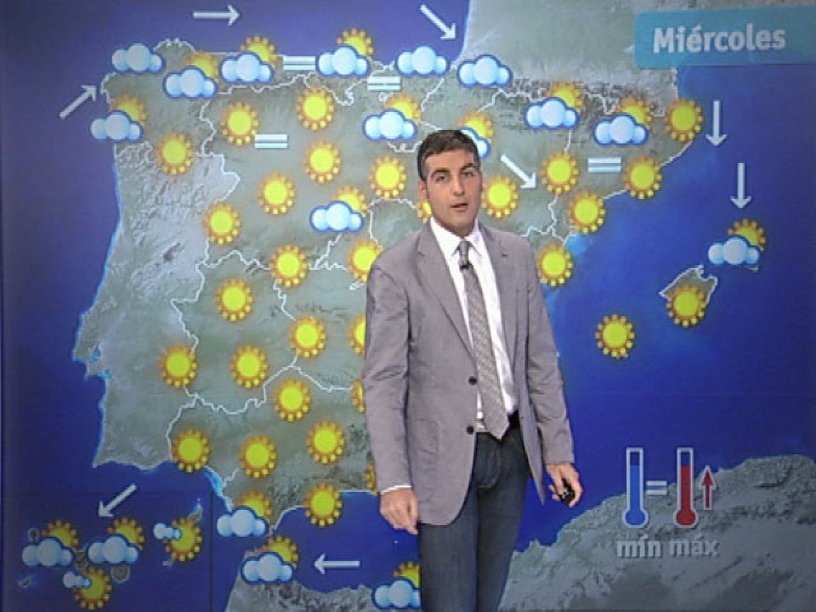 El Tiempo - Chubascos en el norte de la Península y despejado en el resto - 02/11/10 - El tiempo | Ver