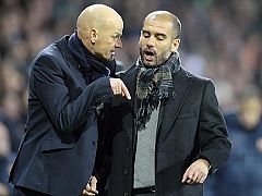 Guardiola y Solbakken, bronca o malentendido